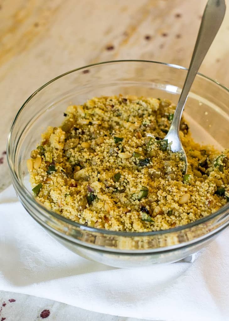 Recipe Pine Nut and Scallion Couscous Kitchn