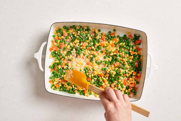 Creamy Chicken and Rice Casserole Recipe (With Cheese) | The Kitchn
