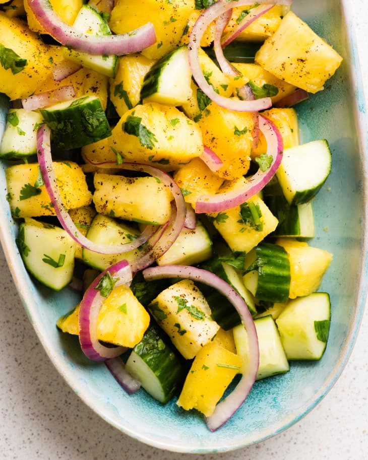 PineappleCucumber Salad The Kitchn