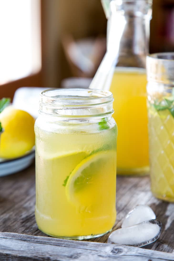 Recipe: Iced Green Tea With Mint & Ginger 