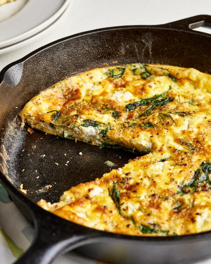 Recipe: Spinach and Feta Frittata | Kitchn