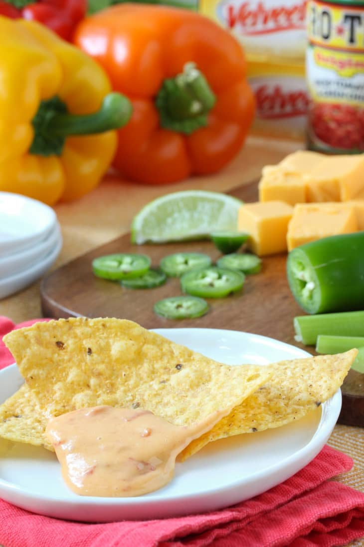 Ro*Tel and Velveeta Queso Dip Recipe (Cheesy & Spicy) The Kitchn