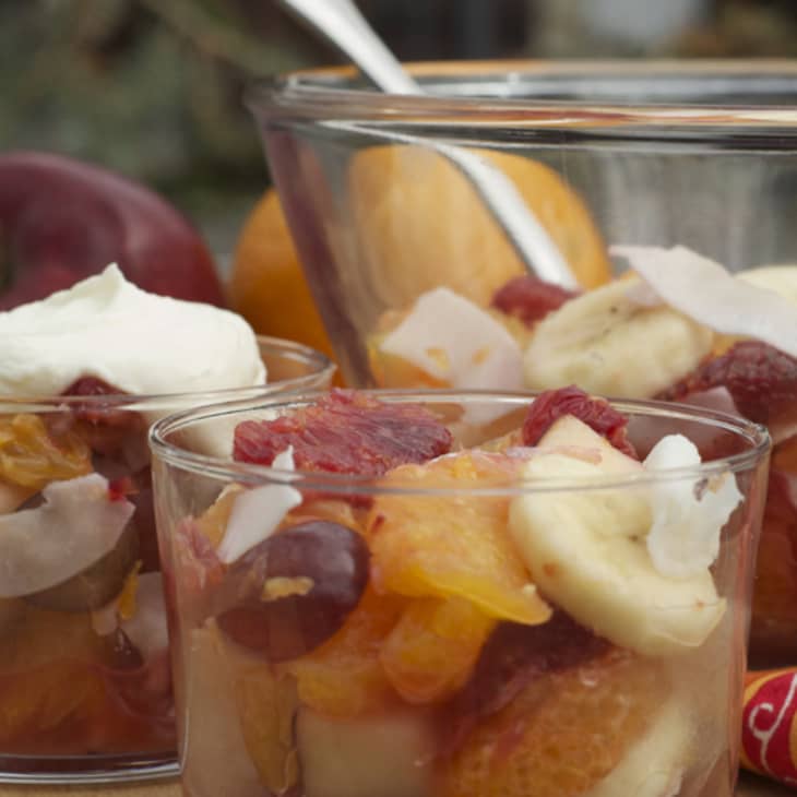 Classic Southern Recipe Blood Orange Ambrosia with Crème Fraîche Kitchn