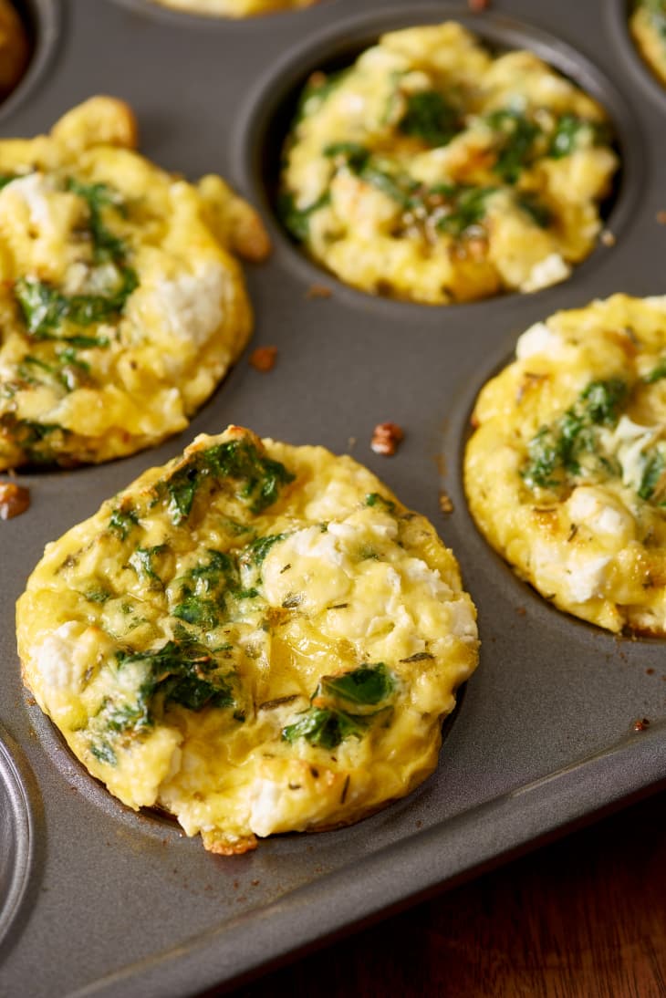 Recipe Kale & Goat Cheese Frittata Cups The Kitchn
