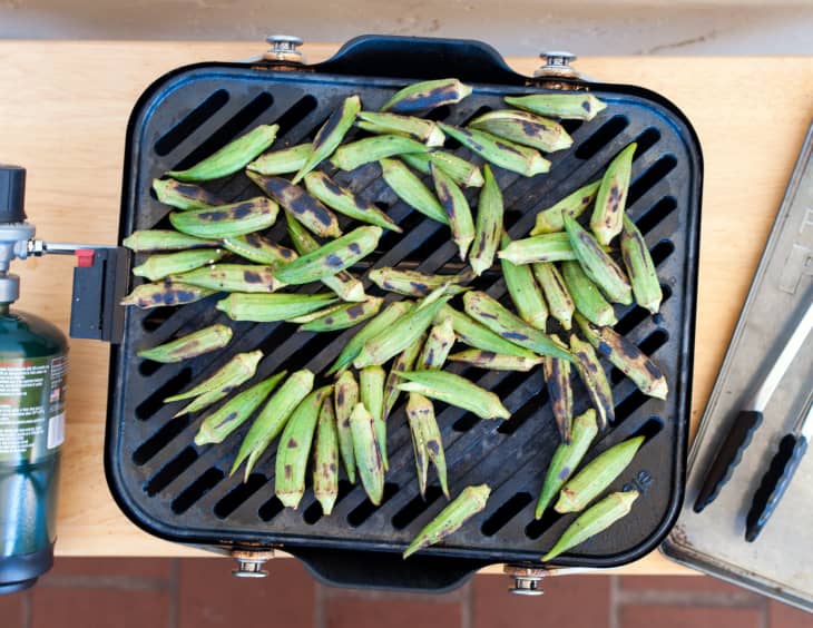 Recipe Grilled Okra with Spicy Chipotle Dipping Sauce The Kitchn