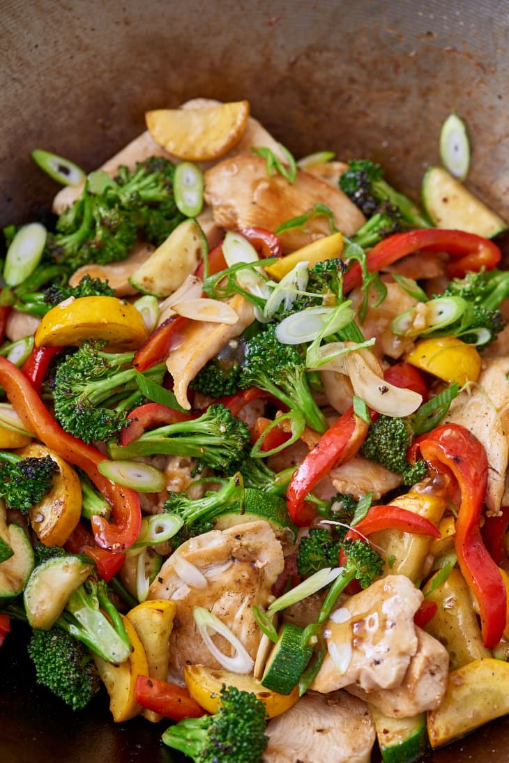 Recipe HoneyGarlic Chicken StirFry Kitchn