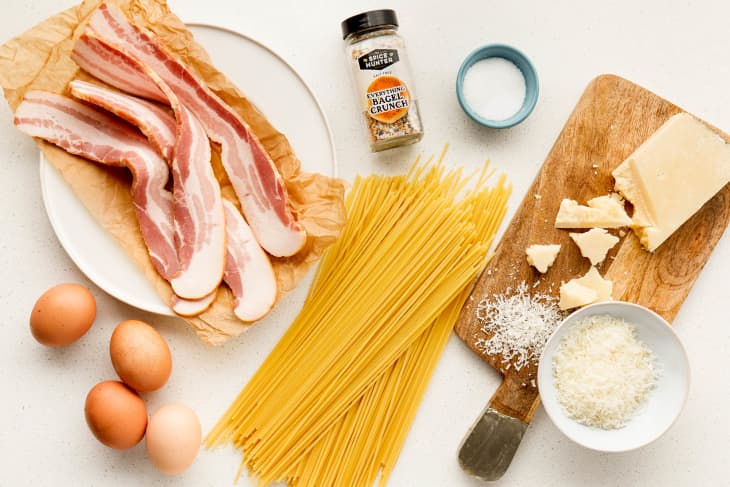 Recipe: Everything Bagel Spaghetti Carbonara | The Kitchn