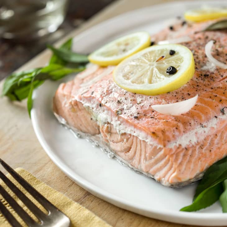 Recipe Slow Cooker Poached Salmon with Lemons & Fresh Herbs The Kitchn