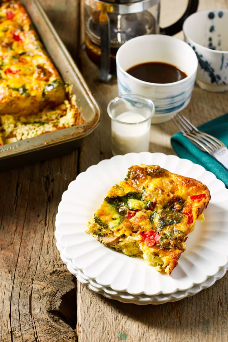 Veggie Egg Bake Recipe (Tasty, With 5 Veggies) The Kitchn