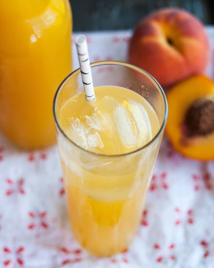Summer Recipe Fresh Peach Soda The Kitchn