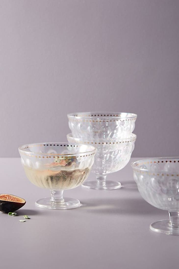 Anthropologie Glassware Coupe Glasses The Kitchn