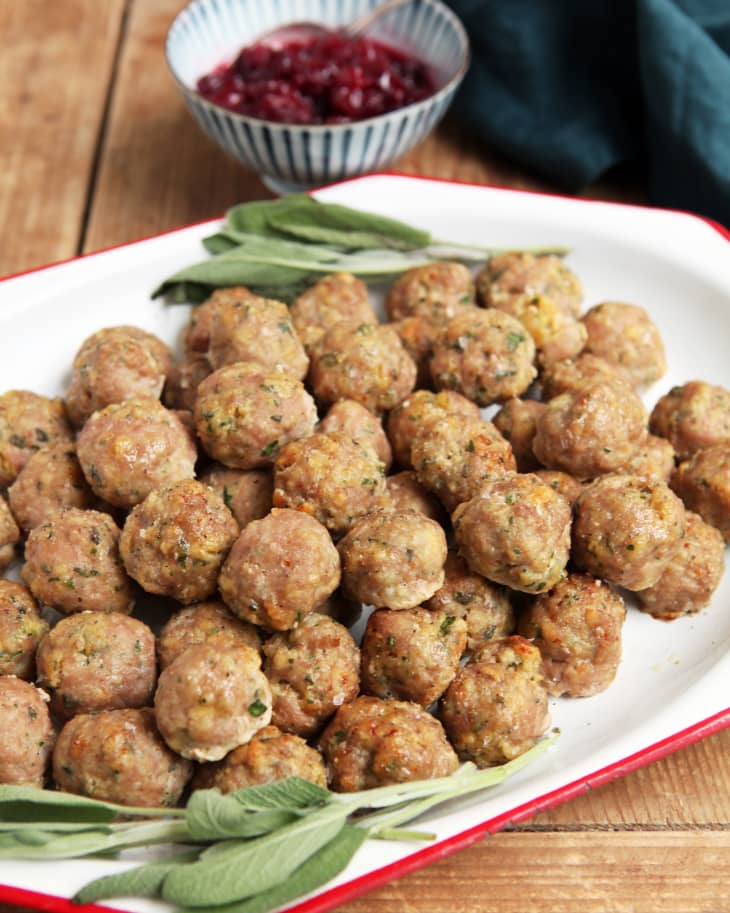 Recipe Turkey Meatballs with Parmesan and Sage The Kitchn