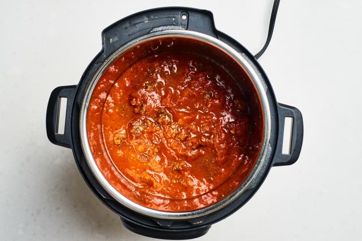 Instant pot spaghetti marinara sale