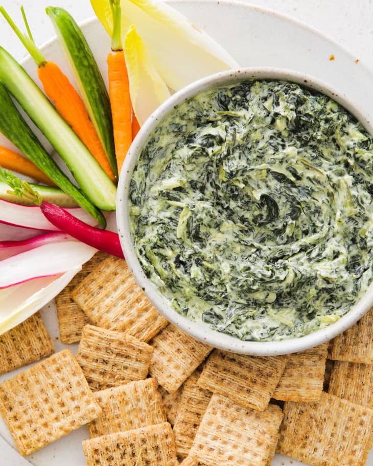 Creamy 5Ingredient Spinach Dip The Kitchn