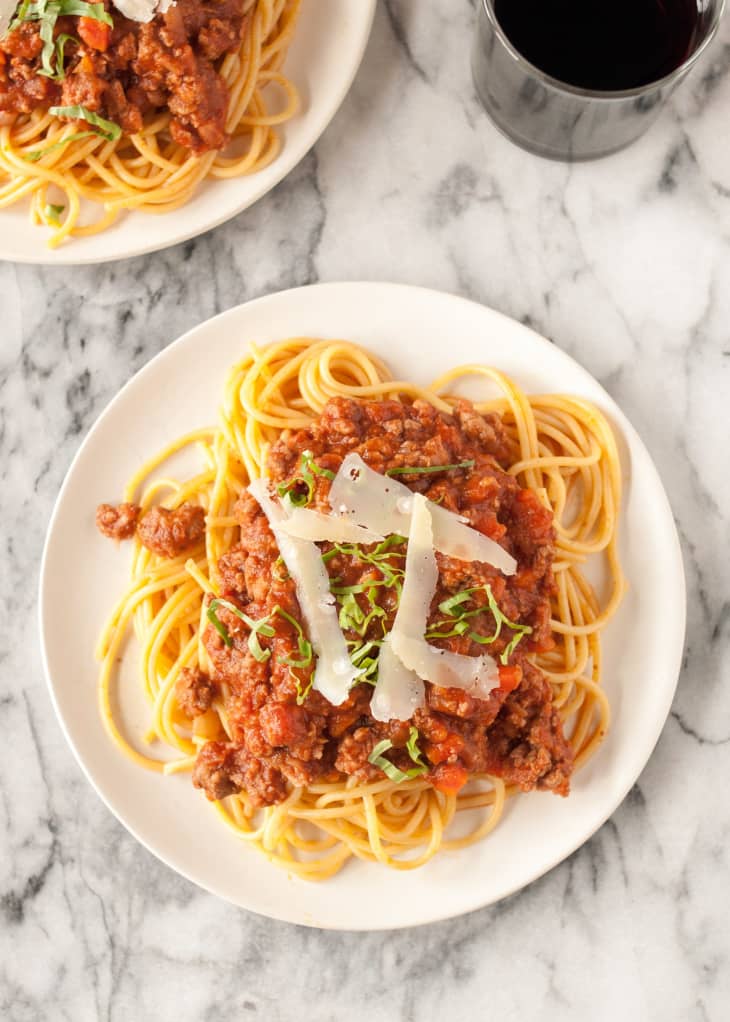 Recipe Spaghetti with Turkey Bolognese Kitchn