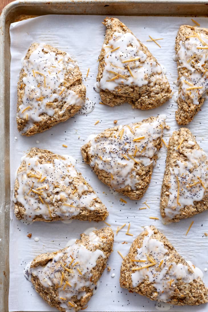 Recipe FreezeandBake Lemom Poppy Seed Scones Kitchn