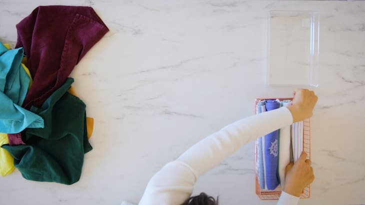 Marie Kondo's Smart Tips for Organizing Cloth Napkins | The Kitchn