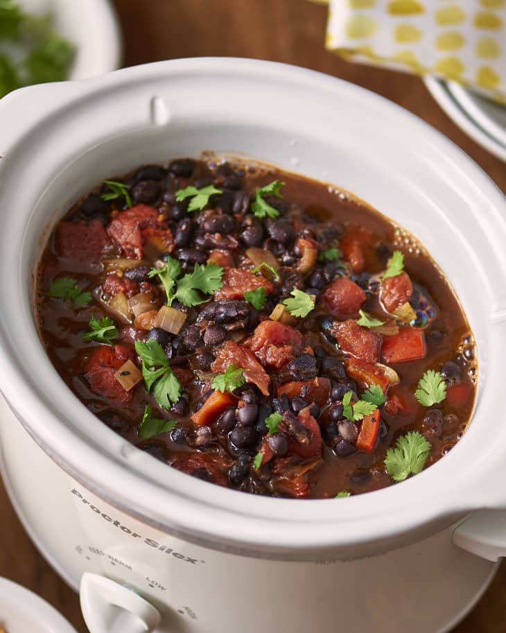 Slow Cooker Black Bean Chili Recipe (Rich and Hearty) | The Kitchn