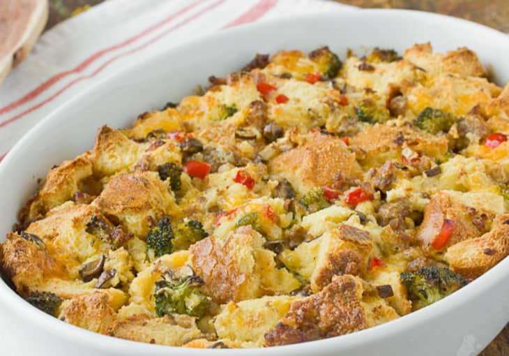 Freezer Recipe Sausage and Vegetable Breakfast Casserole The Kitchn