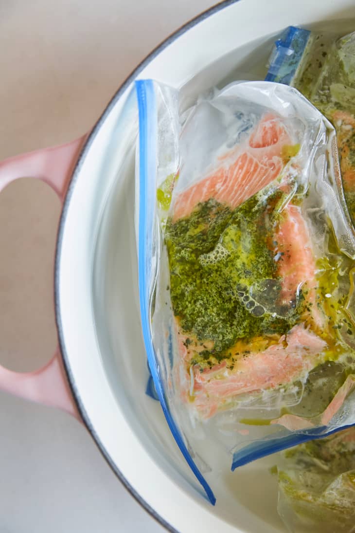 How to Sous-Vide Salmon Without a Machine | The Kitchn