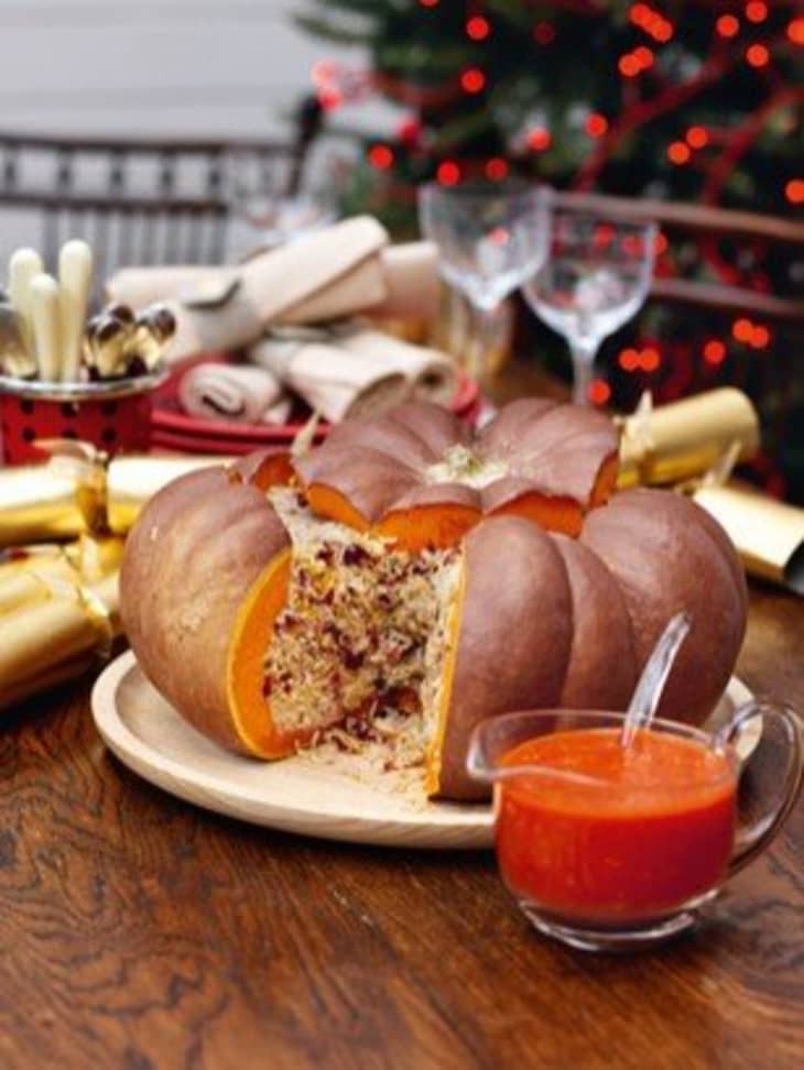 Recipe Turkey Meatloaf in a Pumpkin Kitchn