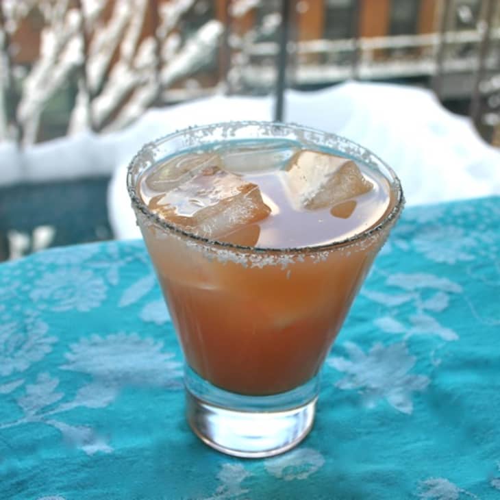 Sunny Cocktail for a Snowy Day The Salty Dog Straight Up Cocktails and