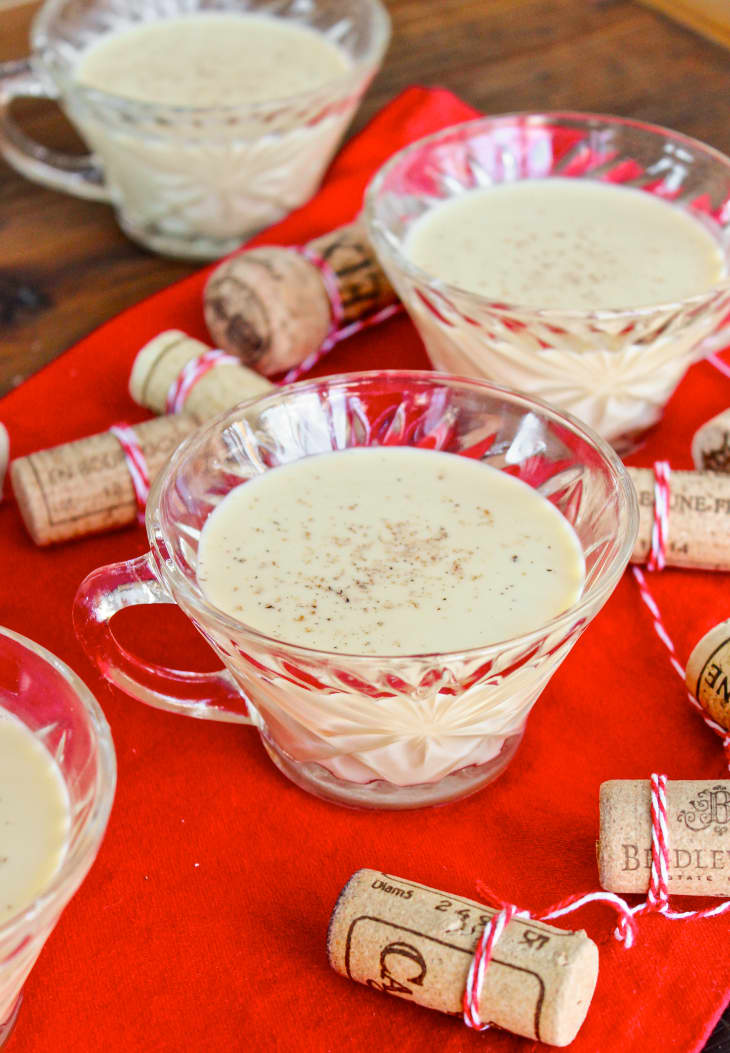 Holiday Cocktail Recipe Bourbon Eggnog Kitchn