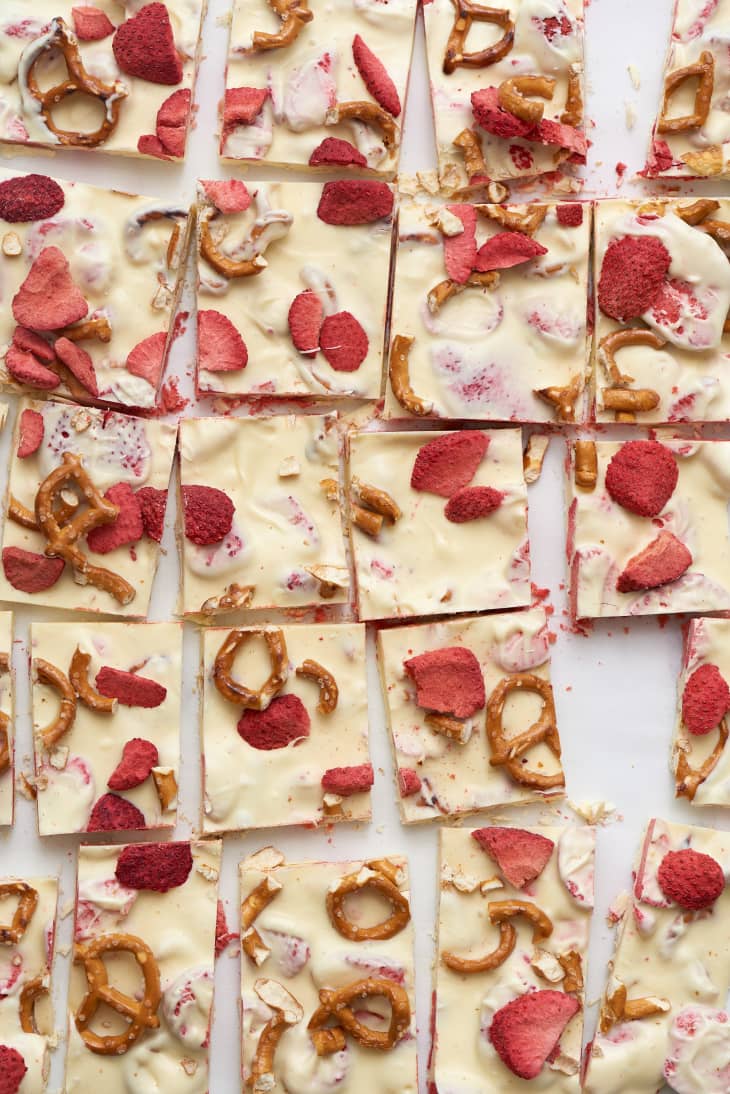 Strawberry Yogurt Pretzel Bark Kitchn