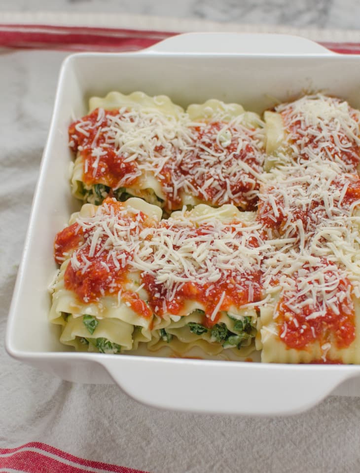 Spinach Lasagna RollUps The Kitchn