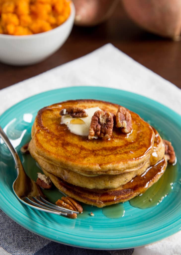 Recipe Sweet Potato Pancakes The Kitchn