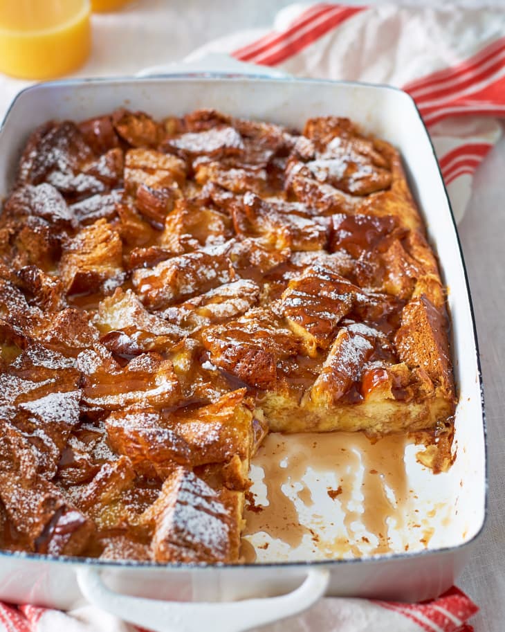 MakeAhead Eggnog French Toast Casserole The Kitchn