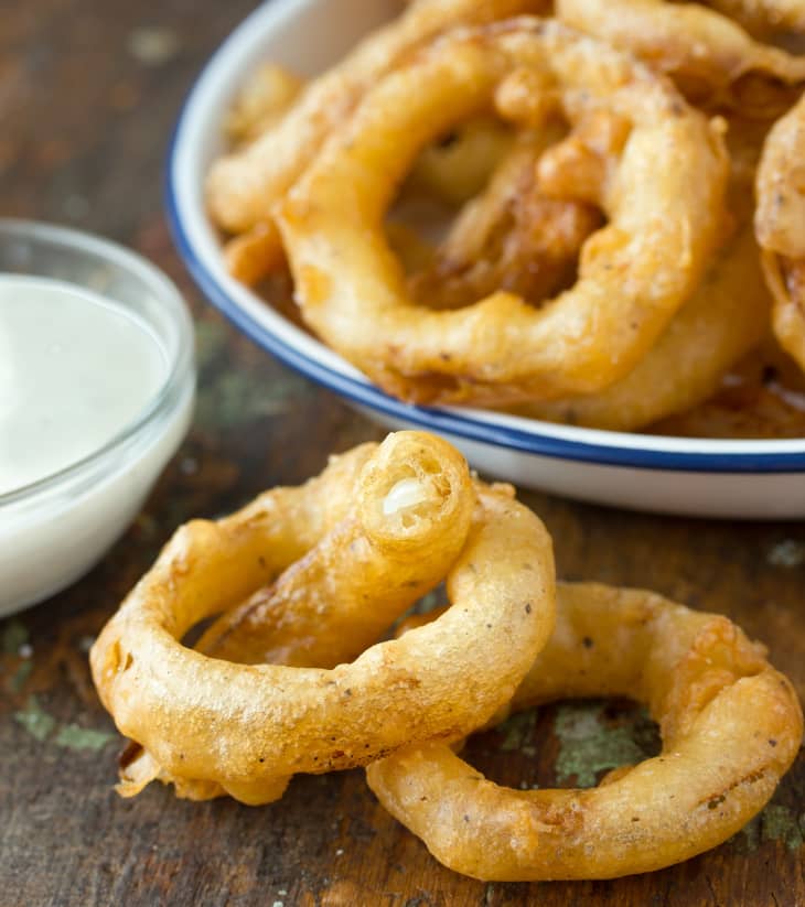 Recipe: Beer-Battered Onion Rings | Kitchn