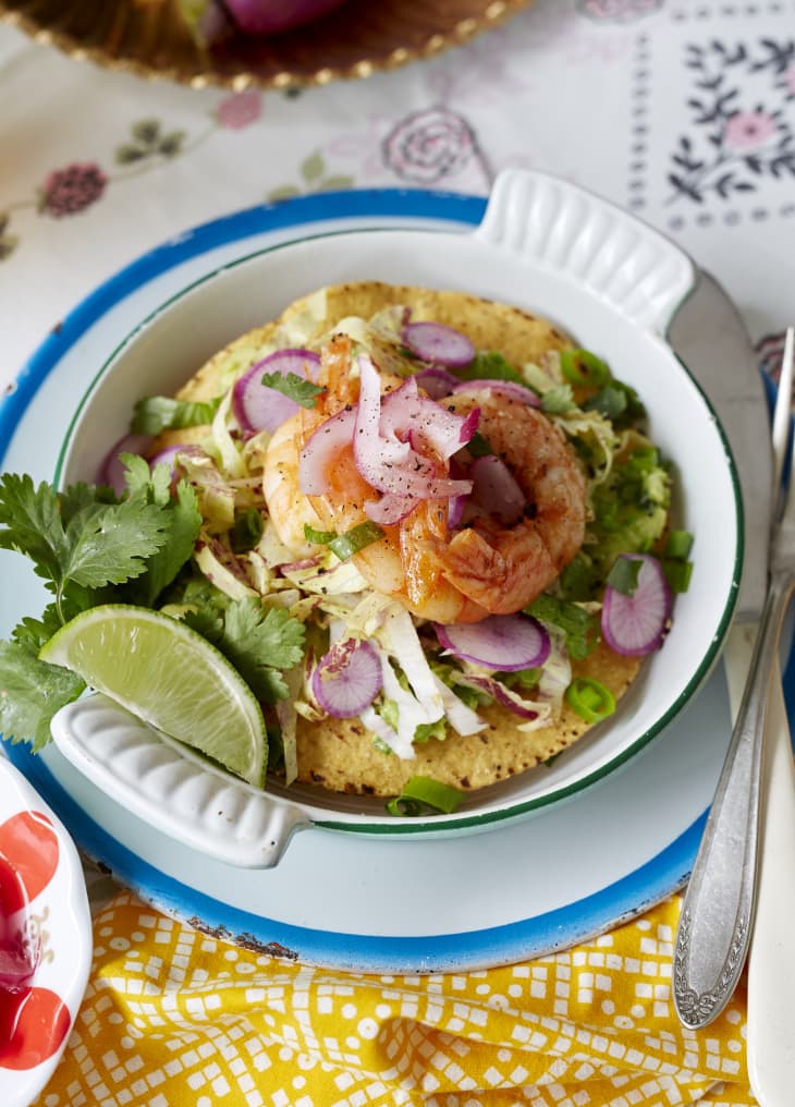 Recipe: Shrimp And Avocado Tostadas | Kitchn