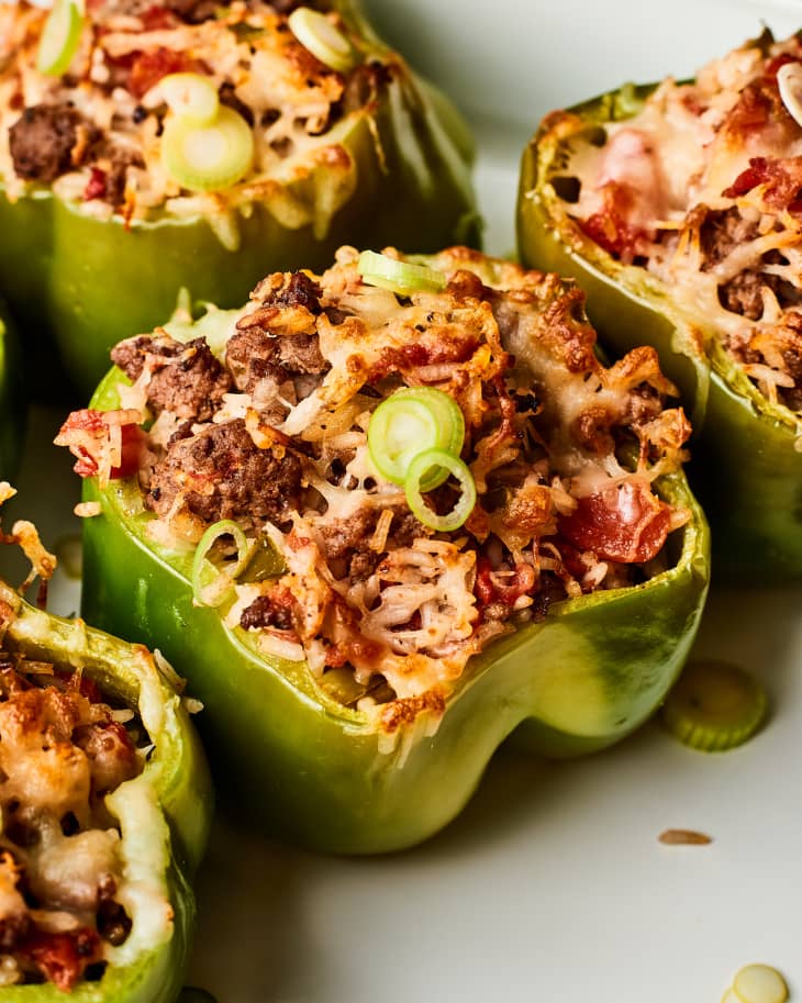 Stuffed Bell Peppers Recipe (With Beef & Cheese) | The Kitchn