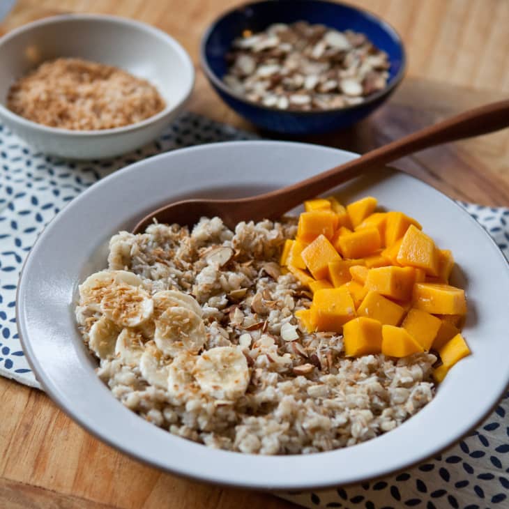 Recipe: Breakfast Barley Bowl with Mango, Coconut, and Banana | The Kitchn