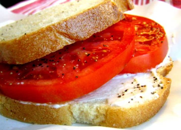 Tastes Like Summer The Perfect Tomato Sandwich The Kitchn