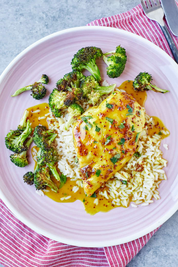 Honey Mustard Chicken and Potatoes Cafe Delites The Kitchn