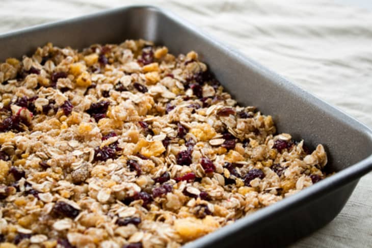 Weekend Snack Recipe: Walnut-Cranberry-Ginger Power Bars | The Kitchn