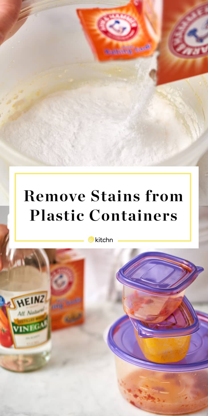 Get Food Stains Out of Plastic Containers The Kitchn