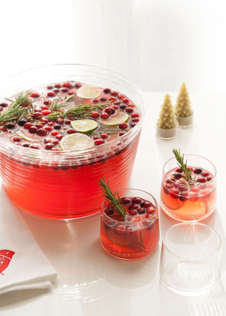 Recipe: Sparkling Hibiscus Holiday Punch | The Kitchn