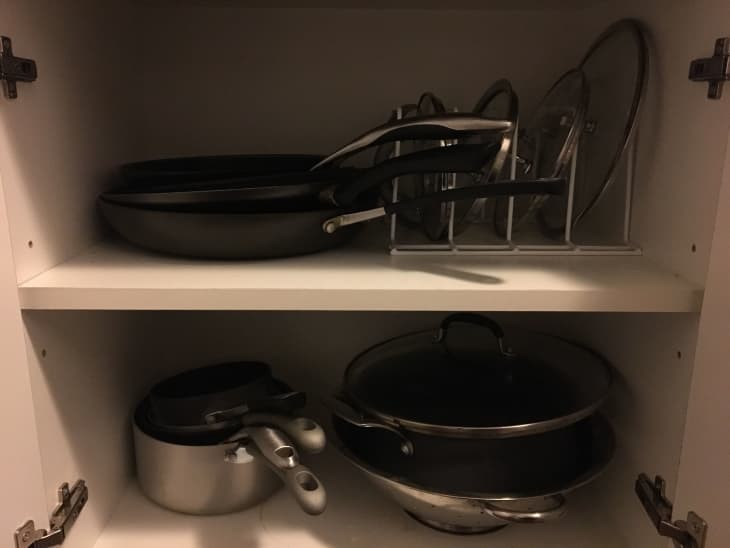 Cheap Pot Lid Organizer - Container Store | The Kitchn