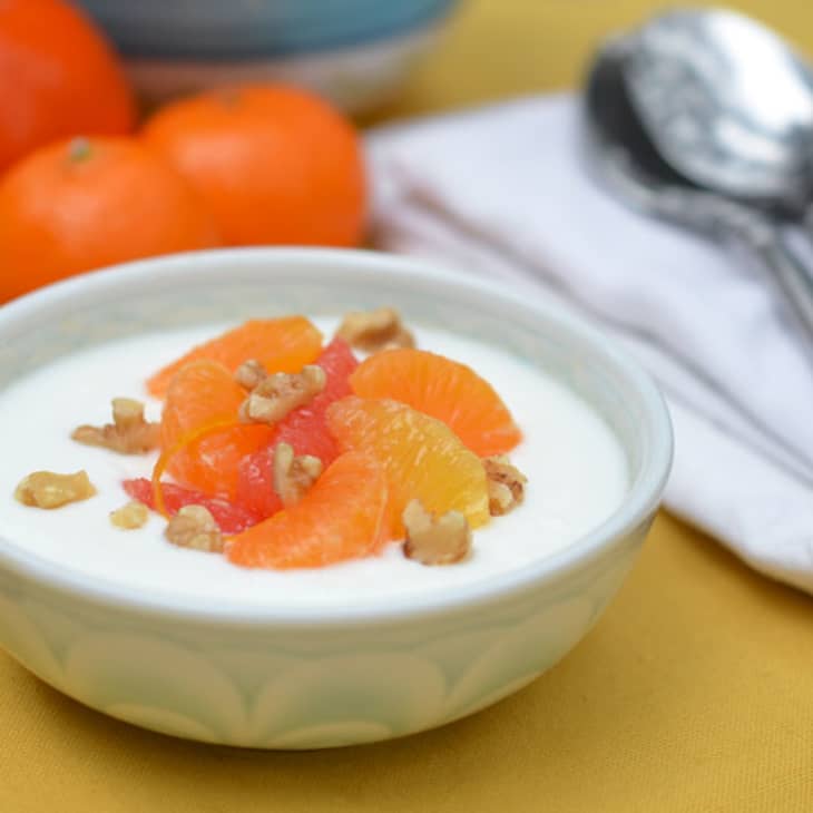 Healthy Breakfast Recipe Winter Citrus Compote with Yogurt Kitchn
