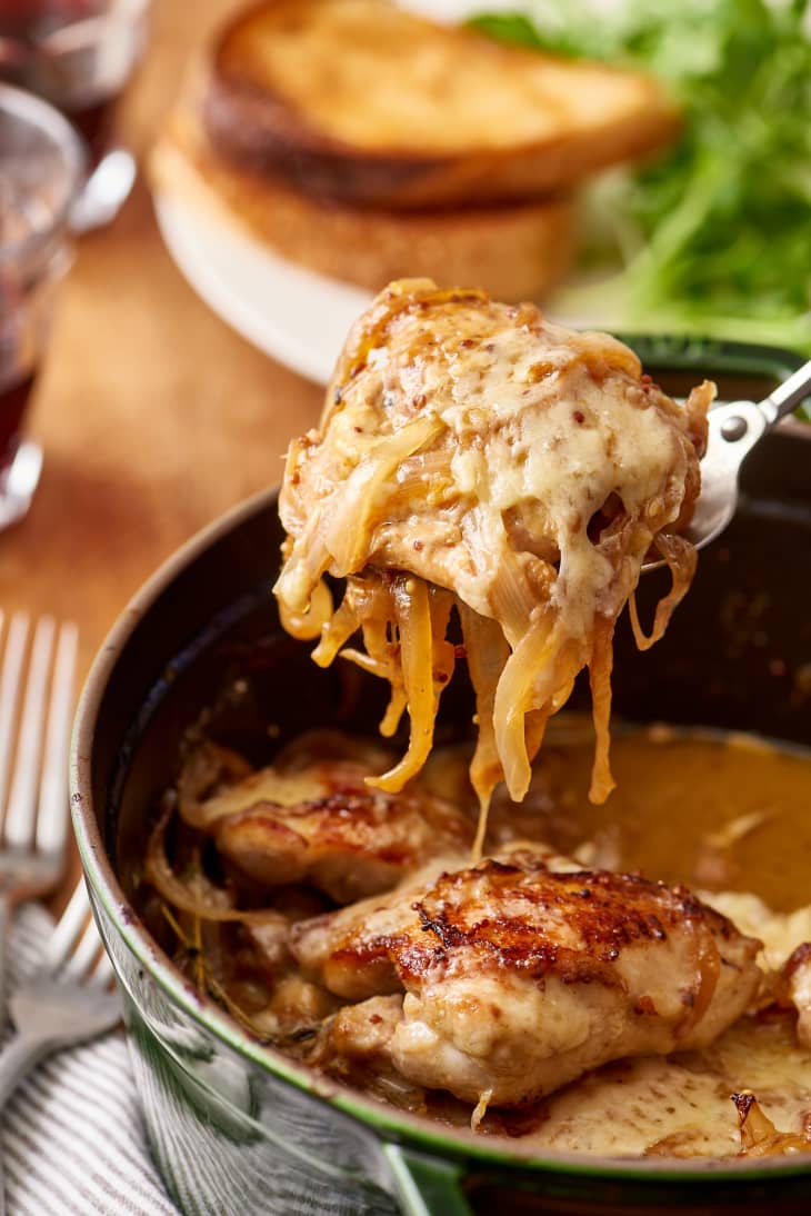 Recipe Braised French Onion Chicken with Gruyère The Kitchn
