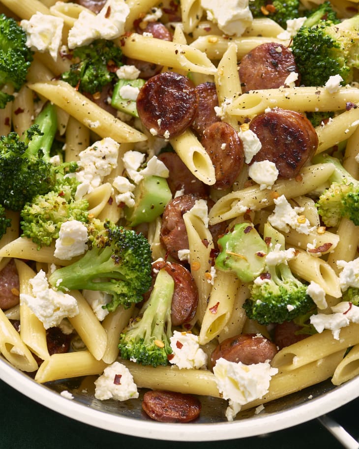 Pasta with Feta, Broccoli, and Sausage The Kitchn