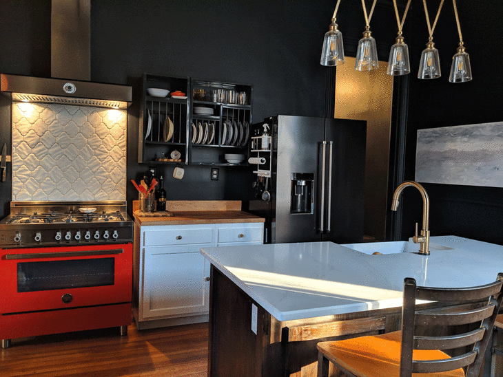 Black painted clearance kitchen