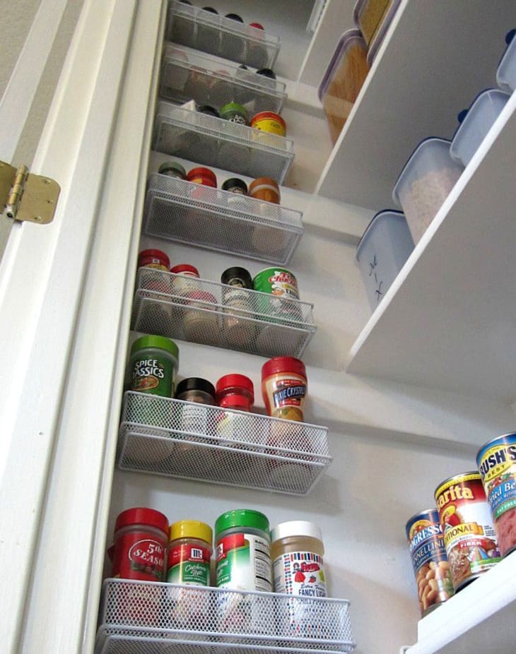 Spice organization in online pantry