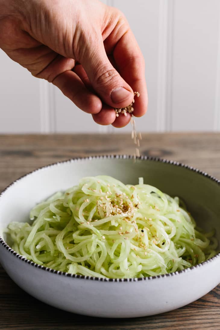 Chilled Cucumber Noodles with Sesame Dressing | The Kitchn