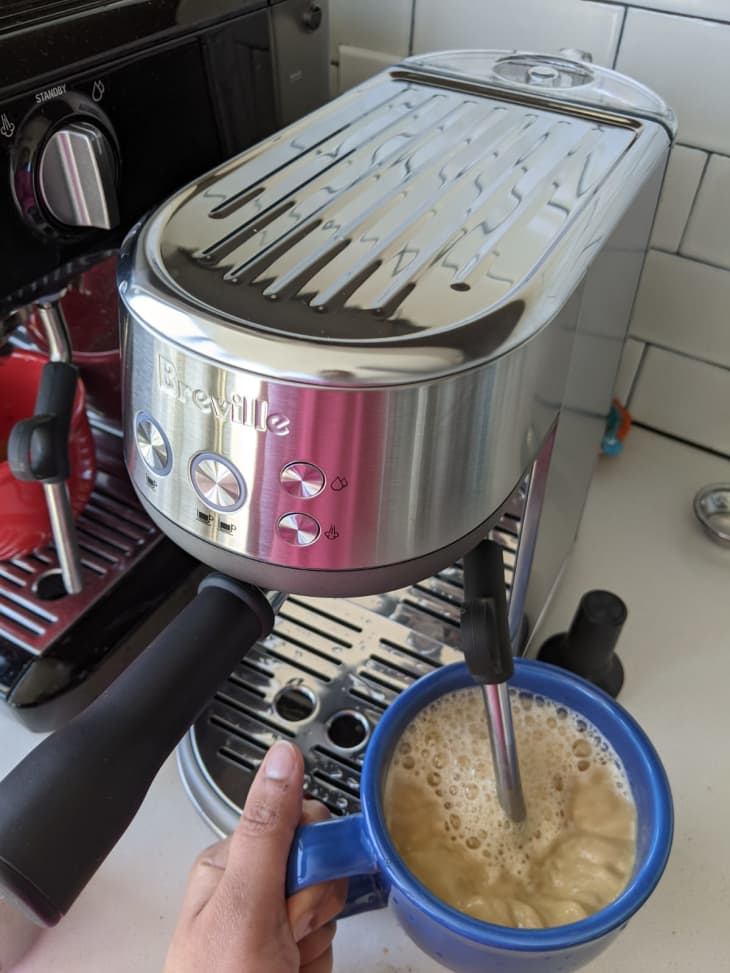 Breville the Bambino Espresso Maker Review Best Affordable Fancy Espresso Maker The Kitchn