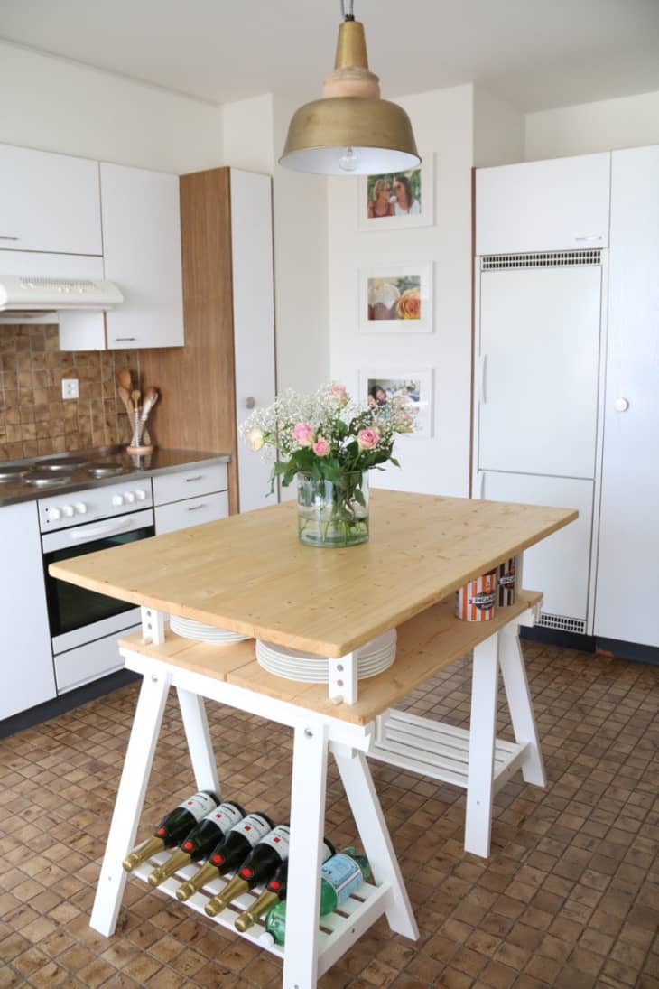 Skådis panel hack for a small kitchen w high ceilings, it keeps the junk  out of sight and tools in reach : r/ikeahacks