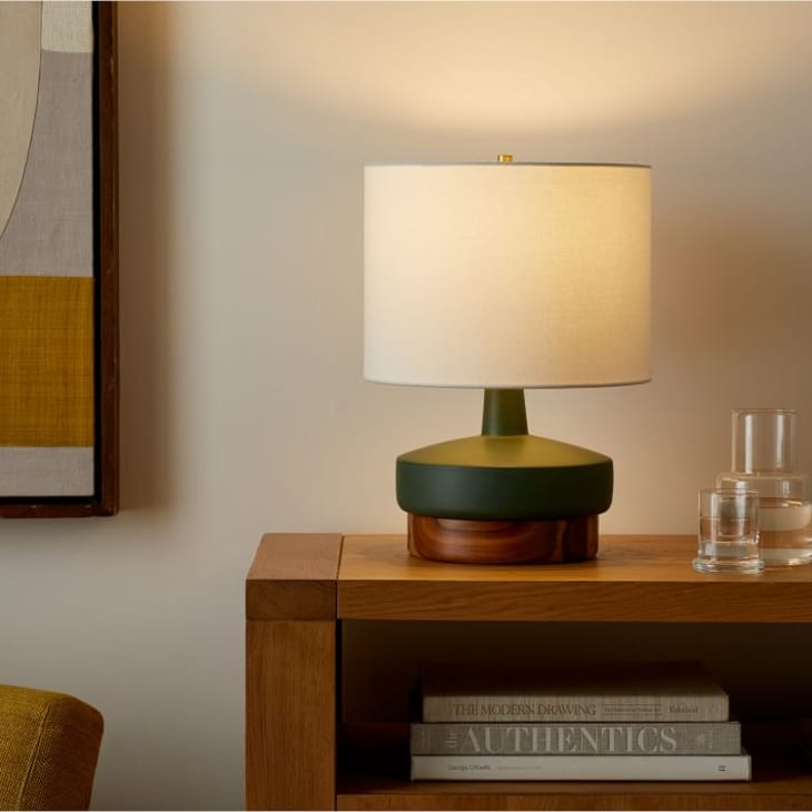 Product Image: Wood & Ceramic Table Lamp
